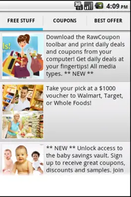 Free Stuff And Coupons android App screenshot 5